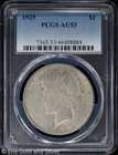1925-P $1 Peace Silver Dollar PCGS AU 53