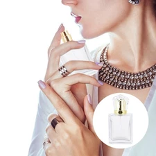 50ml Glass Perfume Atomizer Leak Proof Refillable Spray Bottle Travel