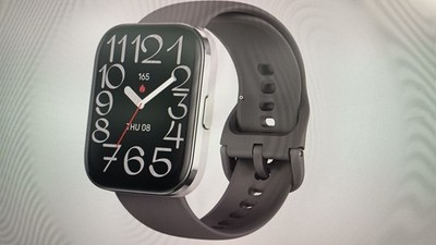 SW-0253 Amazfit Bip 5 Unity Charcoal 46mm Smart Watch,1,91-Zoll-Display B-WARE