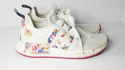 Adidas NMD_R1 Women's 7 Her Studio London Floral White Pink DS