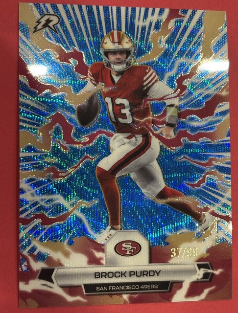 BROCK PURDY 2026 Topps RESURGURGENCE Blue SURGE Parallel Card #86 SN 65/99