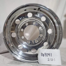 16x7.00 Alcoa 8x6.5" Acorn Style Mirror Polish Aluminum (returned item)