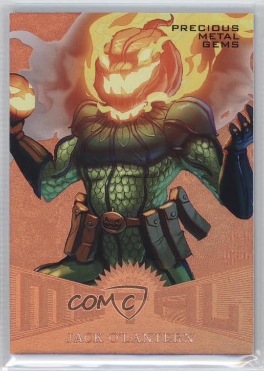 2017 Fleer Ultra Marvel Spider-Man Metal PMG Bronze 10/199 Jack O'Lantern 09q5