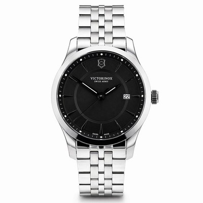 Victorinox Swiss Army Men's Watch 40mm Silver Tone SS Bracelet Quartz 241801