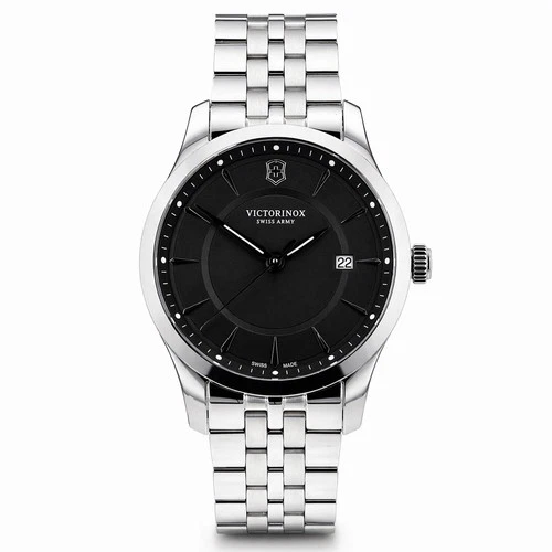 Victorinox Swiss Army Men's Watch 40mm Silver Tone SS Bracelet Quartz 241801