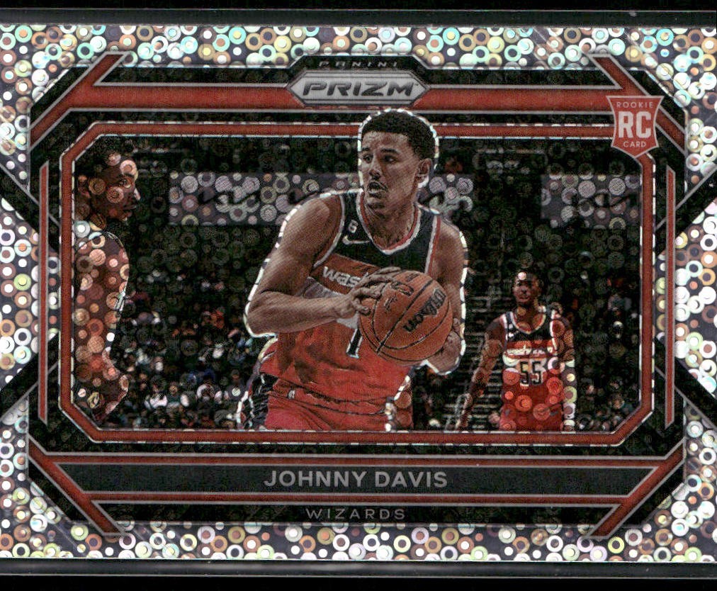 2022-23 Prizm #231 Johnny Davis Rookie Variation Fastbreak Silver Disco RC