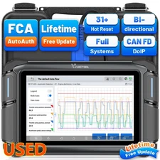 Used VDIAGTOOL VD70 Lite Car OBD2 Scanner FullSystem Diagnostic Tool 31+Services