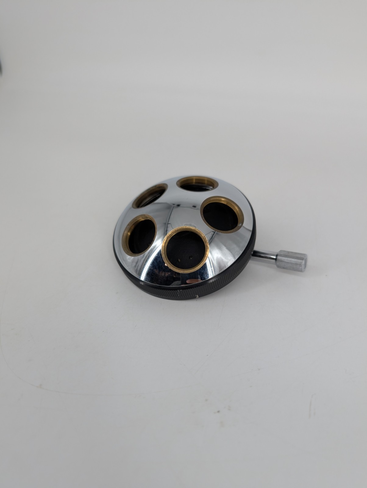Olympus Tokyo 5 Position Microscope Revolving Objective Nosepiece Turret Japan
