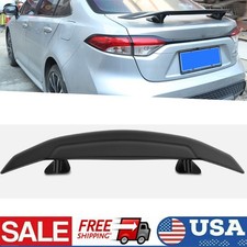 46 Universal Trunk Spoiler Sport Style Car Rear Wing Matte Black W Adhesive 46 Universal Trunk Spoiler Sport Style Car Rear Wing Matte Black W Adhesive