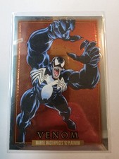 SkyBox 2024 Marvel Masterpieces Platinum "92" Venom #97 Base