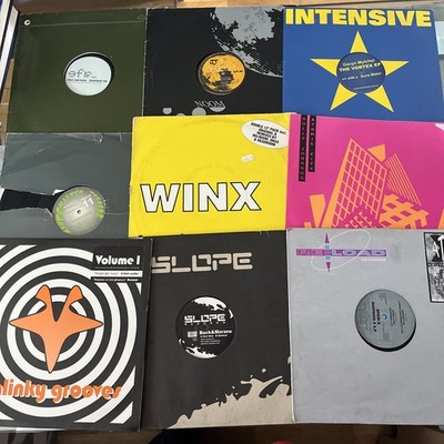 9 X 12''various Artist /labels  Dance Records,Hard House,Trance,Vinyl  VG+  A4