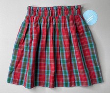 LITTLE ENGLISH Girls Skirt Highlands Tartan Plaid NWT 14 Yrs Christmas Holiday