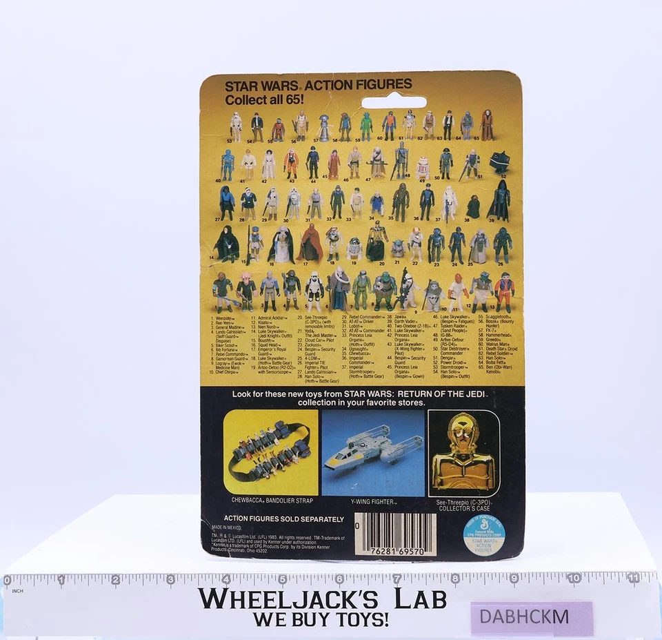 Guardia Gamorreana 65 Espalda Hecha en México Star Wars ROTJ Lili Ledy NUEVO MOSC SELLADO Foto 2 de 4