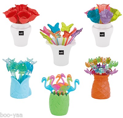 ZAK designs Cocktail Picks Set Häppchen Spiese verschiedene Designs