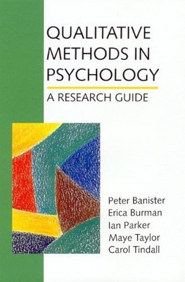 Qualitative Methods in Psychology: A Research Guide, Ian Parker, Used; Good Book