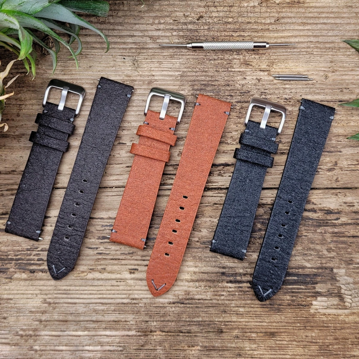 Vegan leather hotsell watch strap