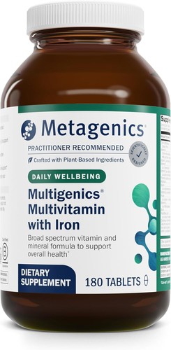 Metagenics - Multigenics Multivitamin with Iron (180tabs) - Picture 1 of 2