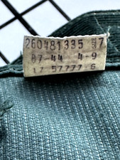 VINTAGE Levi s Levi Strauss WPL423 corduroy pants, deep green, straight, sz. 7