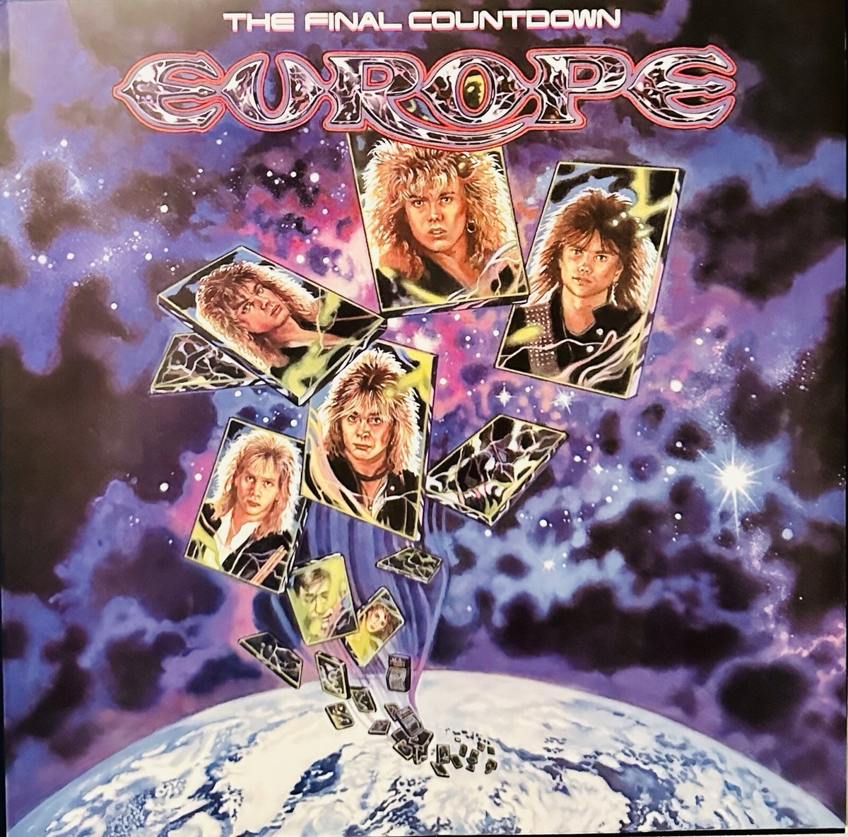 Europe - The Final Countdown - Purple Colored Vinyl LP Record
