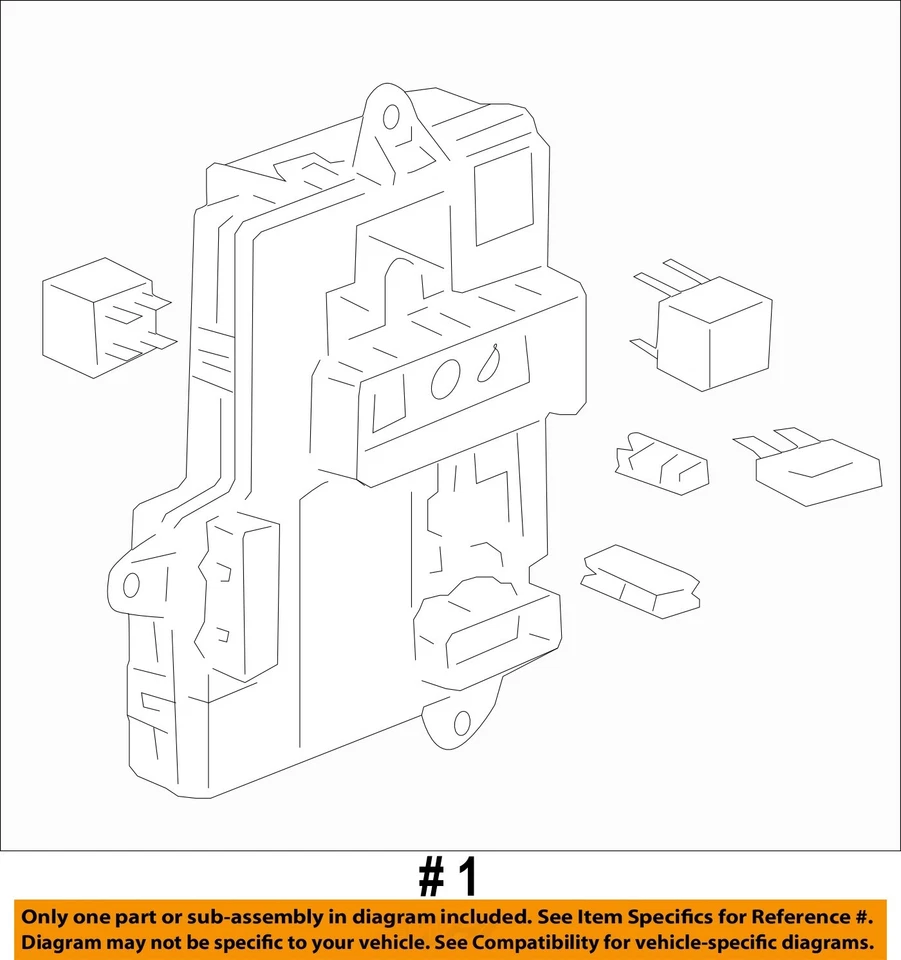 Módulo de control de carrocería usado se adapta a: Chevrolet Hhr 2007 control de carrocería BCM centro inferior Foto 4 de 4