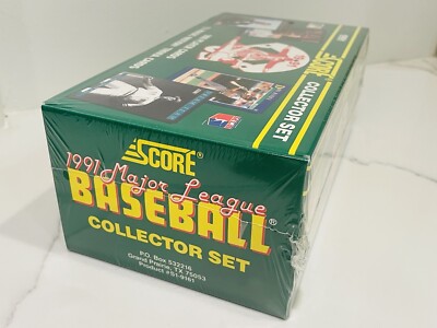 その他 1991 MLB SCORE COLLECTOR SET 1991 Score Baseball Collector Set Factory Sealed 900 Cards - MLB