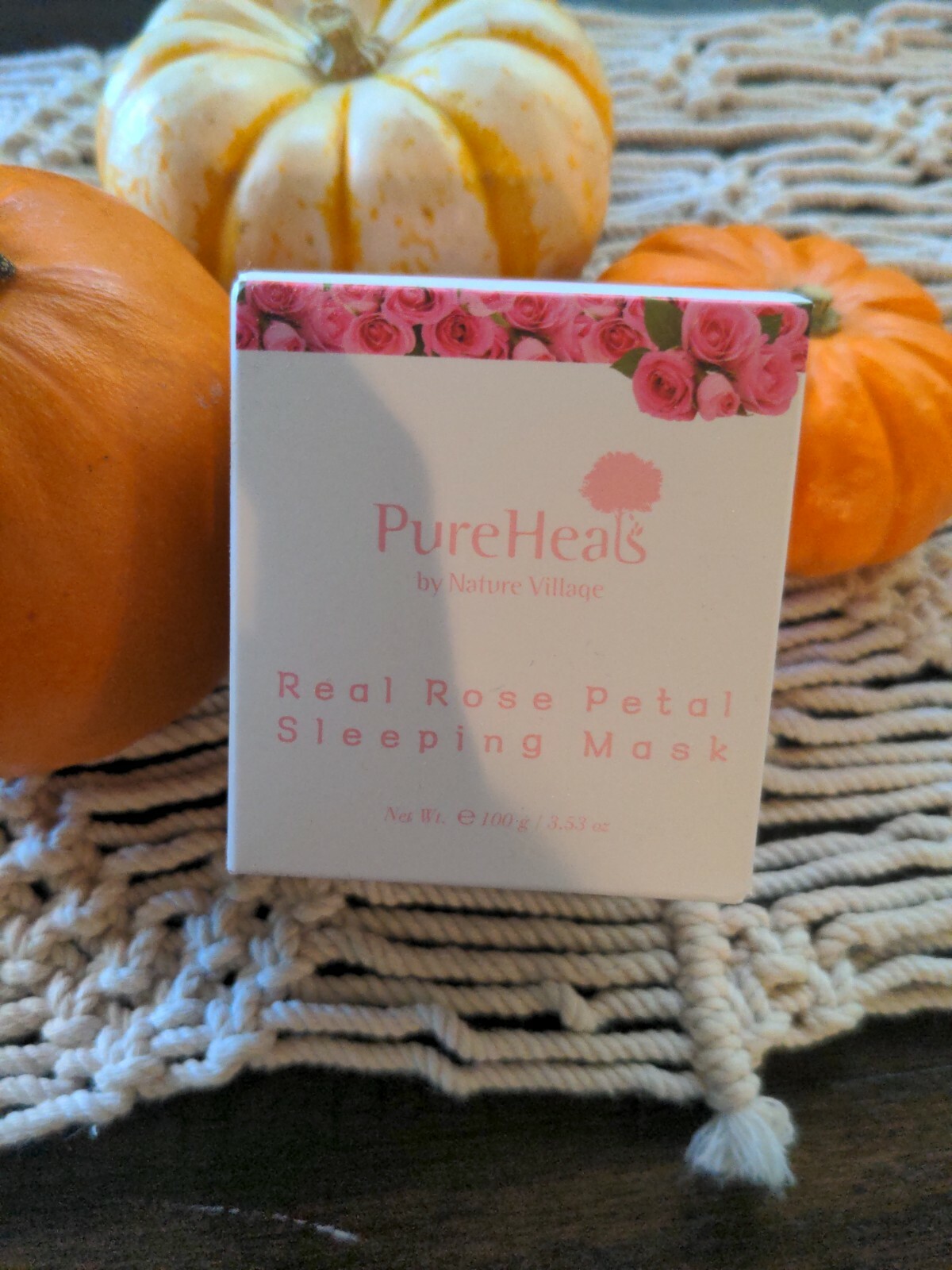 Pureheals Real Rose Petal Sleeping Mask 100g/3.53oz By Nature Village