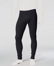 $79 Alfani Men's Black Thermal Base Layer Long Johns Pant Leggings Underwear Xxl