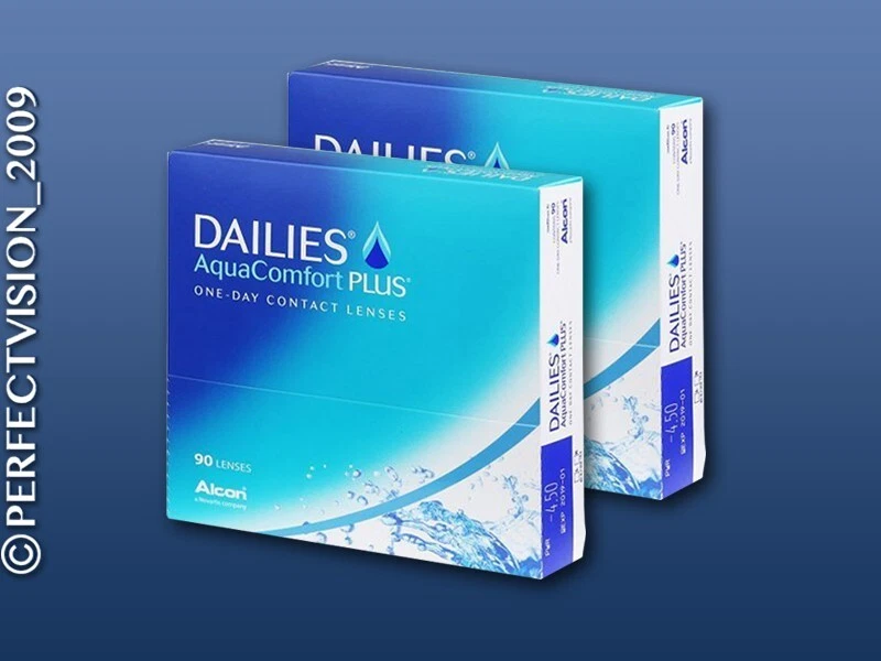 2x90 DAILIES AquaComfort Plus - Alcon Kontaktlinsen - Tageslinsen Neu&OVP