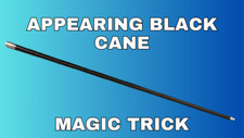 Appearing Black Cane - Easy Beginner Magic Trick - Instructional Video Included