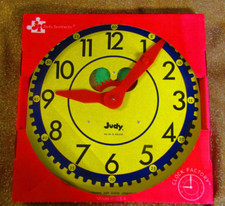ORIGINAL JUDY CHILDREN'S TIME TRAINING CLOCK - PART 209040 Vintage N.I.B.
