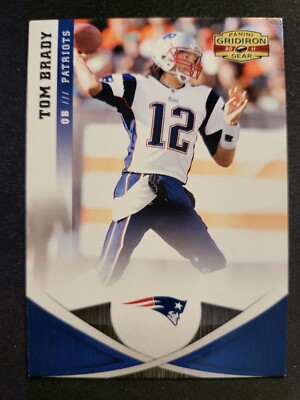 2011 Donruss Gridiron Gear Tom Brady #4 Patriots