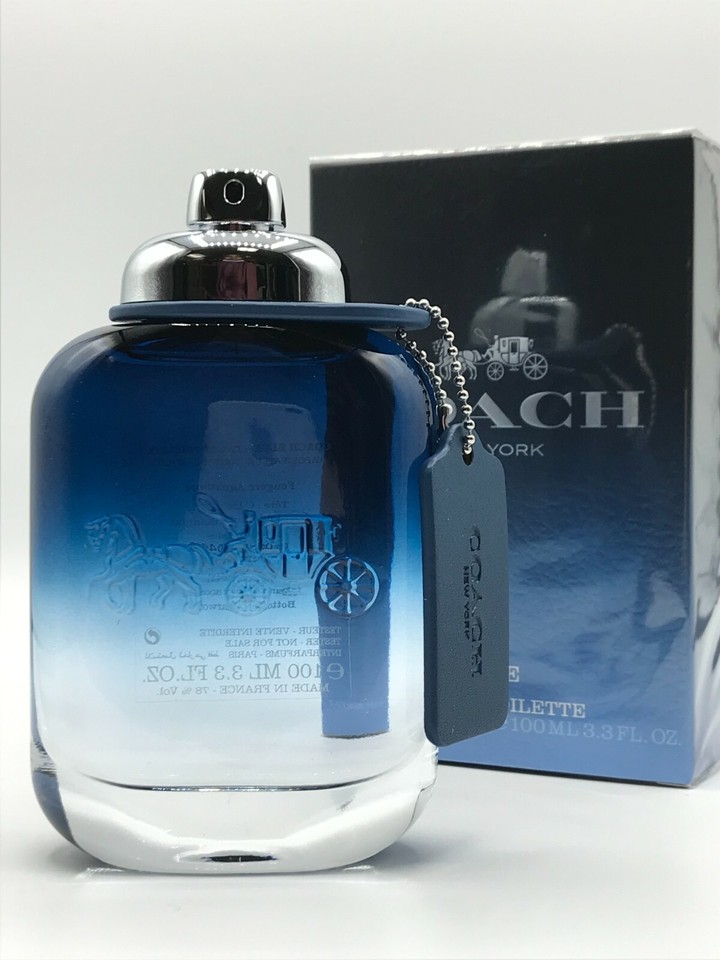 Coach Blue Men Cologne Spray 3.3 oz 100 ml New In Box eBay