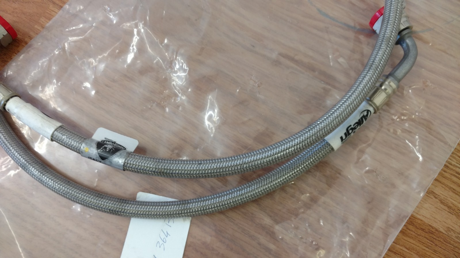 LAMBORGHINI MURCIELAGO FUEL LINE NEW OEM WHITE TAG ENT377262E
