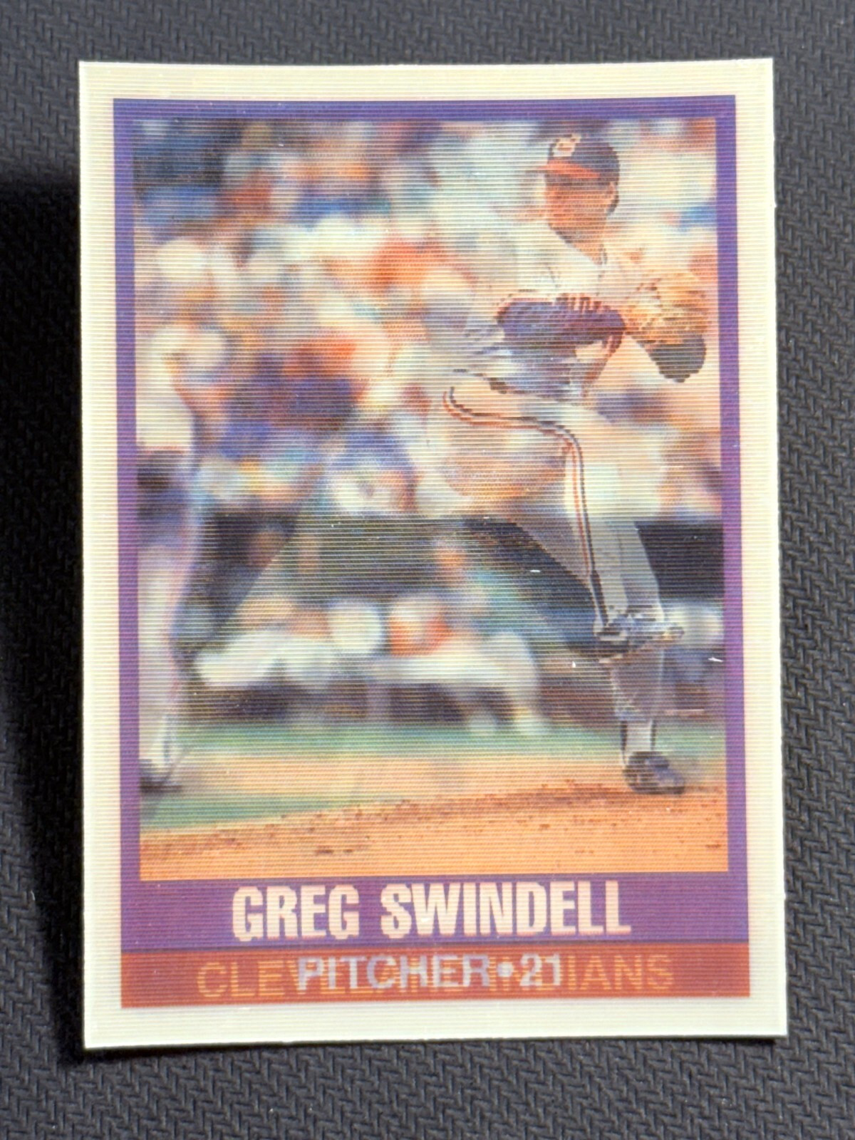 1989 SPORTFLICS 3-D ACTION CARD Greg Swindell, item 1