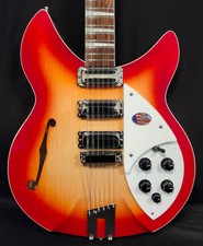 Rickenbacker 1993 Plus 12-string Semi-hollow Electric Guitar, Fire Glo, 3 Vintag