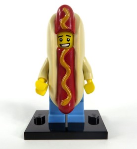 lego minifigure hot dog man