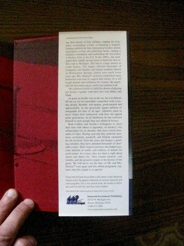 GORDIE HOWE LIBRO FIRMATO #'d CERT MR. & MRS. HOCKEY UN OMAGGIO HOCKEY AUTOGRAFO - Foto 6 di 12