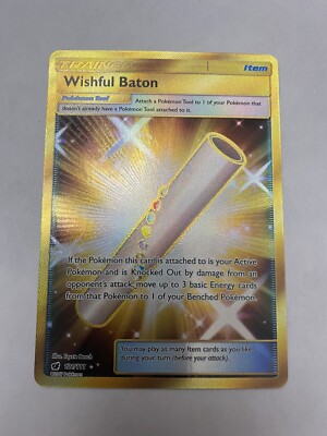 wishful baton pokemon card price Trainer] () - 273/324 (CSM1DC) The item may be similar but not exactly the same as the image (e.g PSA 9 MINT Wishful Baton
