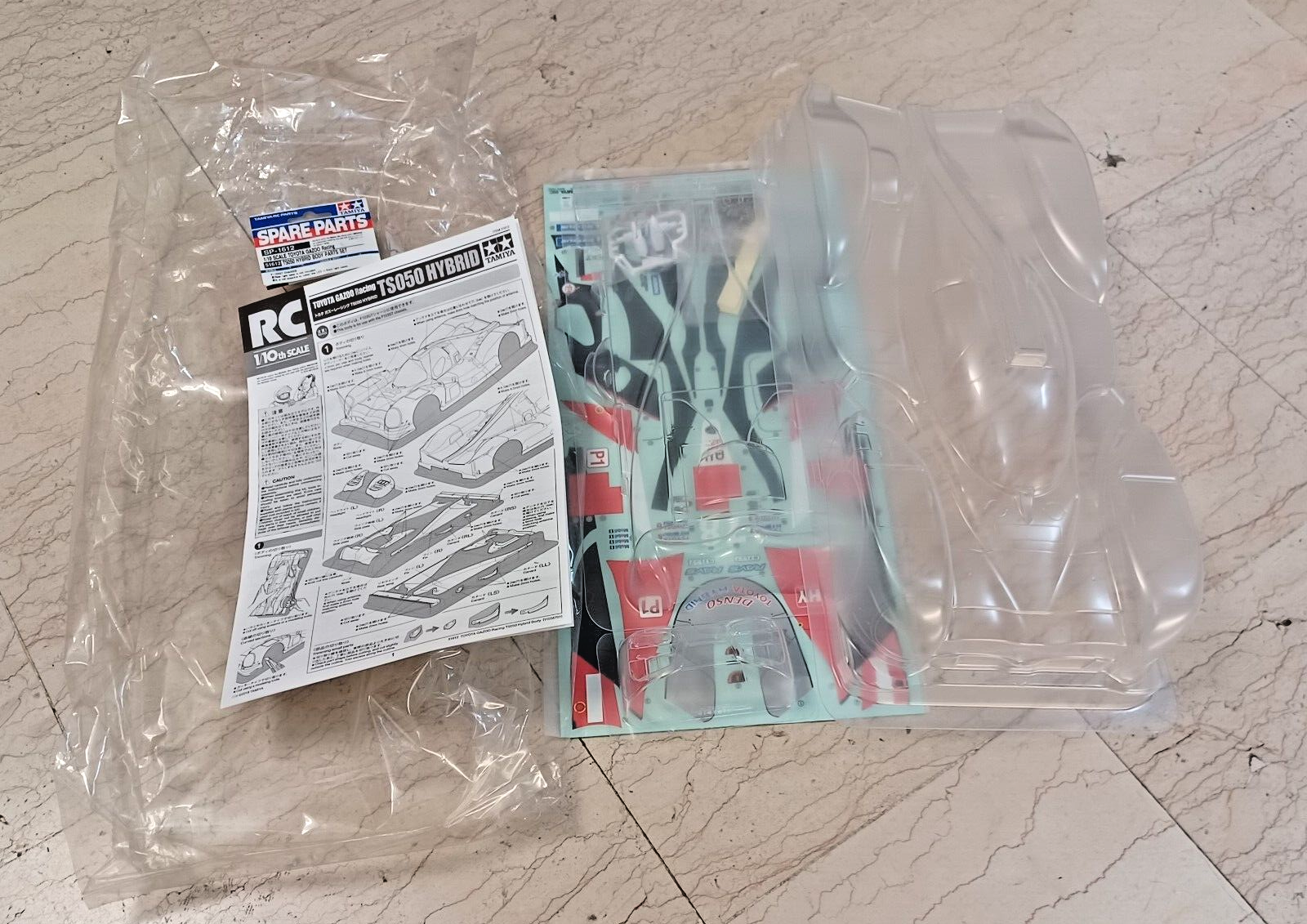 TAMIYA 51612 TOYOTA GAZOO TS050 HYBRID BODY SET CARROZZERIA 1/10