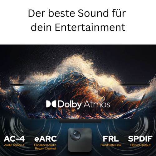 Streaming Box GX1 4K HDR10+ Google TV WLAN/WIFI LAN USB Android Player Netflix - Bild 5 von 9