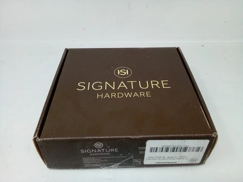 signature hardware 8" modern round rainfall shower head 1.8 gpm brushed gold - Picture 3 of 5