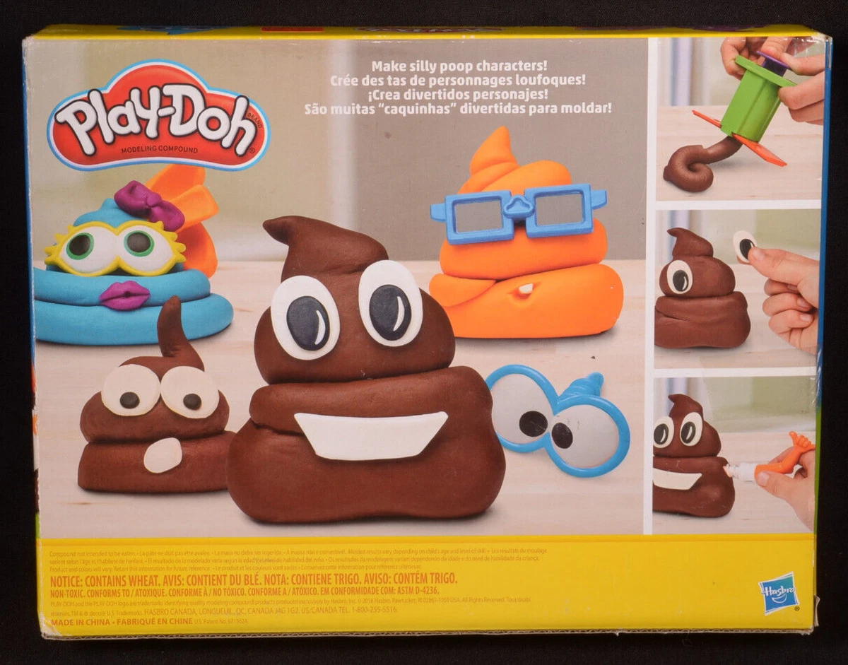 Play Doh Lil Poop Troop 12 cans 50 Poo Combinations Poo Doo