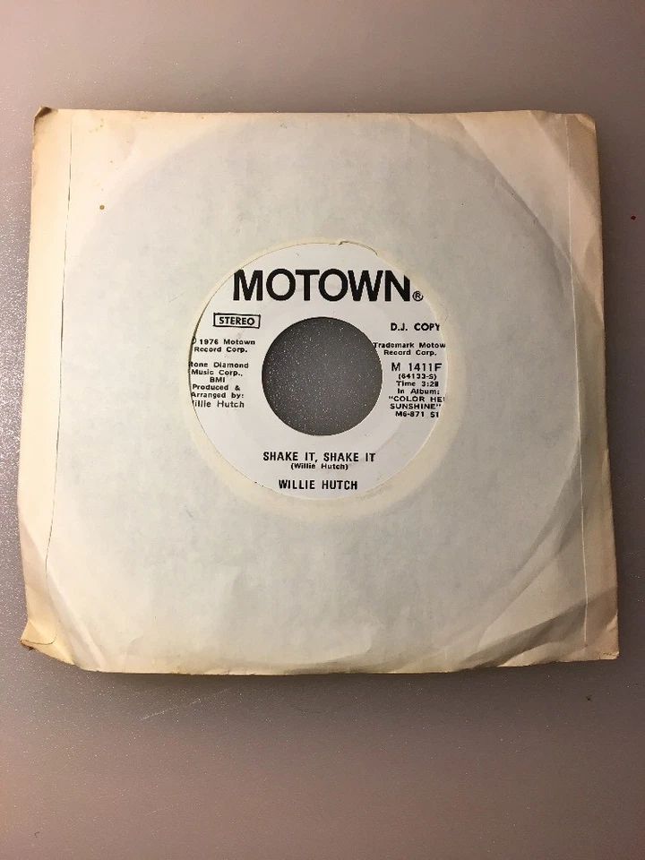 Motown Willie Hutch "Shake It, Shake It" D.J. Copy Mono Stereo - Image 3 of 4