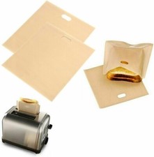 TOASTER TOASTIE SANDWICH TOAST BAGS | POCKETS TOASTABAGS TOASTY 2 Pack