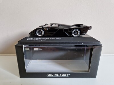 1/43 ミニチャンプスDauer Porsche962 GT Street Minichamps 1/43 Dauer Porsche 962 GT Street - Black - World