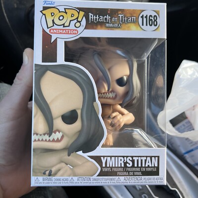 FUNKO POP JAPAN ANIME ATTACK ON TITAN YMIR YMIR'S TITAN #1168 VINYL FIGURE  57982