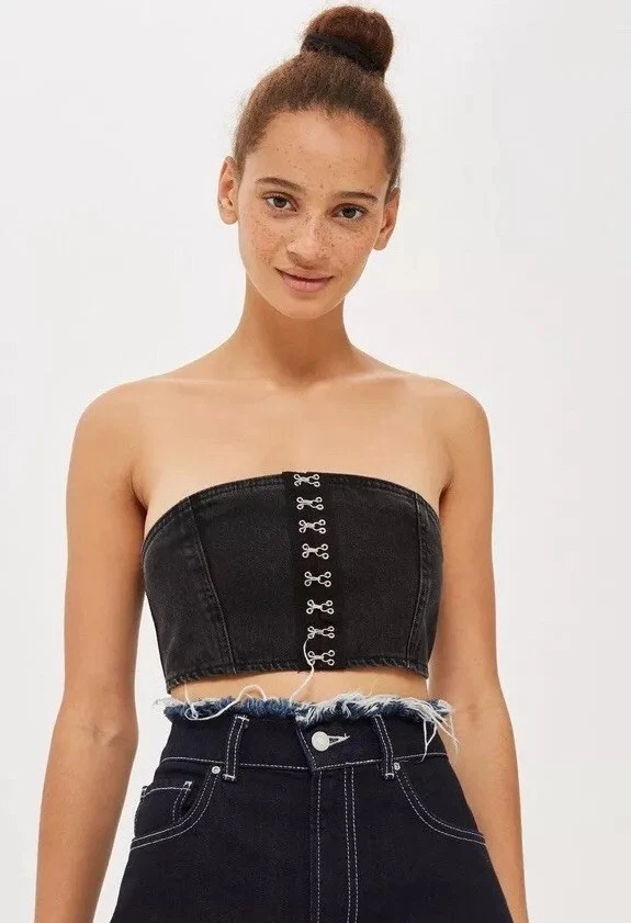 Topshop strapless top sale