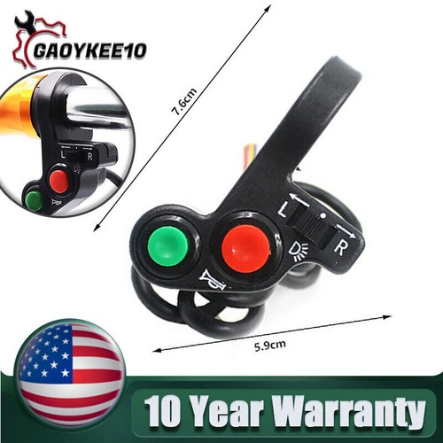 Handlebar Light Horn On Off Signal Indicator Switch for Electric Bike