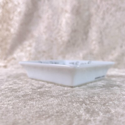 Hermes Paris Ashtray Mini Tray Plate Pen Calligraphy 2002 Limited