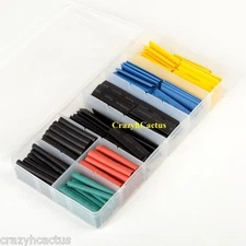 Heat Shrink 160 Pcs Pieces Kit Set Assortment Assorted Sizes Tubing Tube Wire